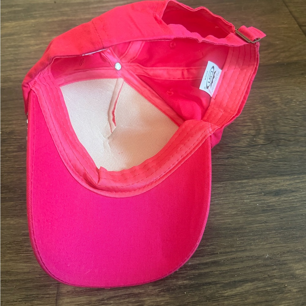 Pink Rhinestone 'HOPE' Cap - Picture 6 of 6